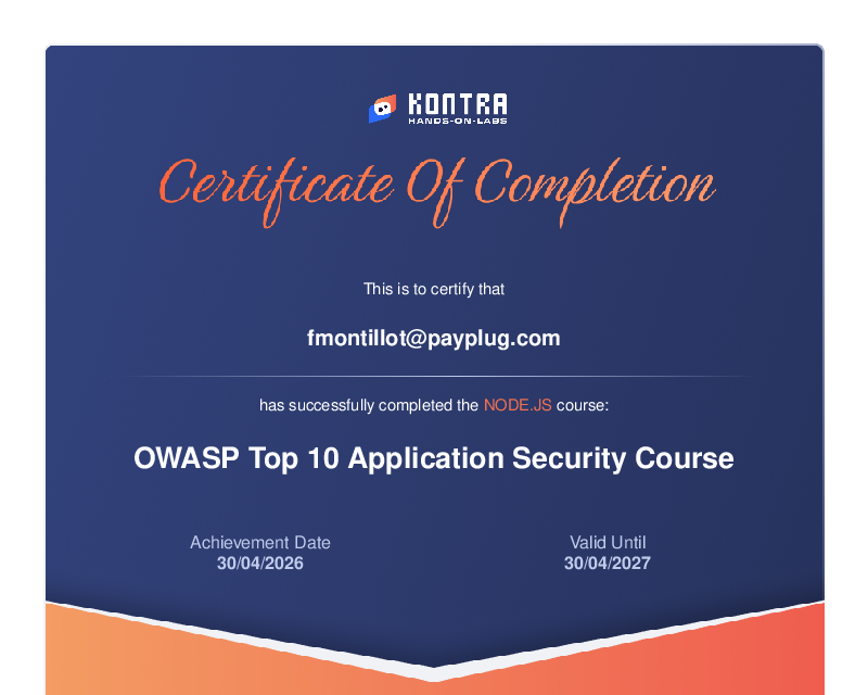 Application Security Training For Developers | Kontra